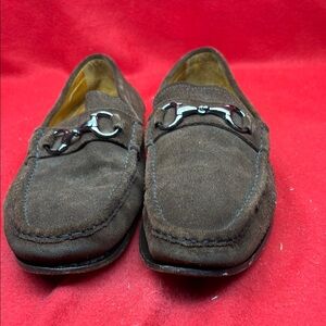 Men's Brown Suede Loafers